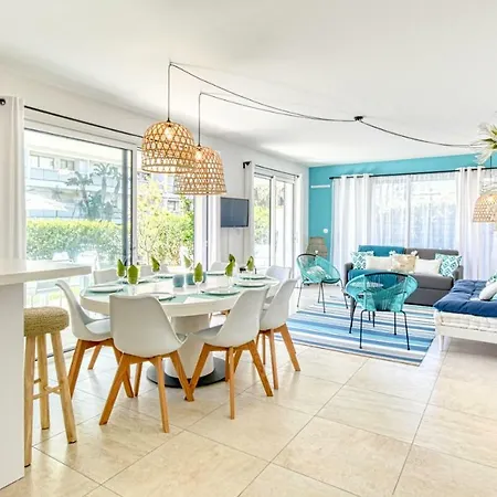Nice With Private Garden, Pool & Parking アパート カンヌ